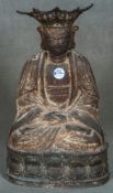 Guanyin. China Ming-Dynastie (1368-1644). Gusseisen, mit Resten einer Farbfassung, H=51,5 cm.