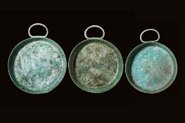 COLLECTION OF ROMAN BRONZE DISHES