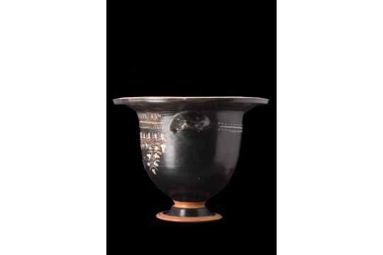 GREEK GNATHIAN POTTERY BELL KRATER WITH GRAPE VINES - TL TESTED - Bild 9 aus 9