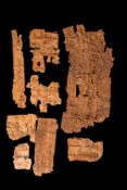 COLLECTION OF EGYPTIAN PAPYRI WITH DEMOTIC SCRIPT