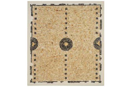 An ancient Roman mosaic, Ludus Duodecim Scriptorum, or XII Scripta ...