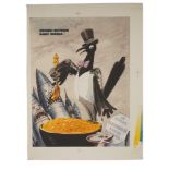 ANTI AMERICAN COLD WAR RUSSIAN SOVIET PROPAGANDA POSTER