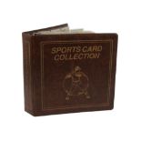 COLLECTORS ALBUM WITH VINTAGE TOPPS BASEBALL CARDS