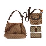 LOT OF LUXURY BRAND GUCCI BAGS WALLET EYEWEAR CASE