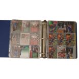 VINTAGE SPORTS CARD ALBUM WITH BASKETBALL TRADING CARDS