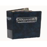 COLLECTORS ALBUM WITH VINTAGE SPORTS TRADING CARDS