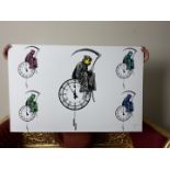 Not Banksy, COA. Walled Off Hotel, Original, Limited Edition. Signed. Numbered.