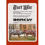 Banksy- Turf War Poster- Banksy Bull Fight-D2