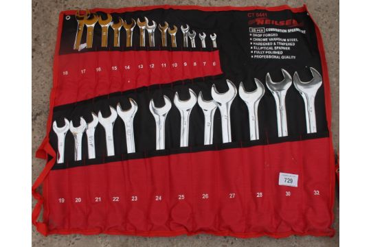 25 PIECE SPANNER SET + VAT