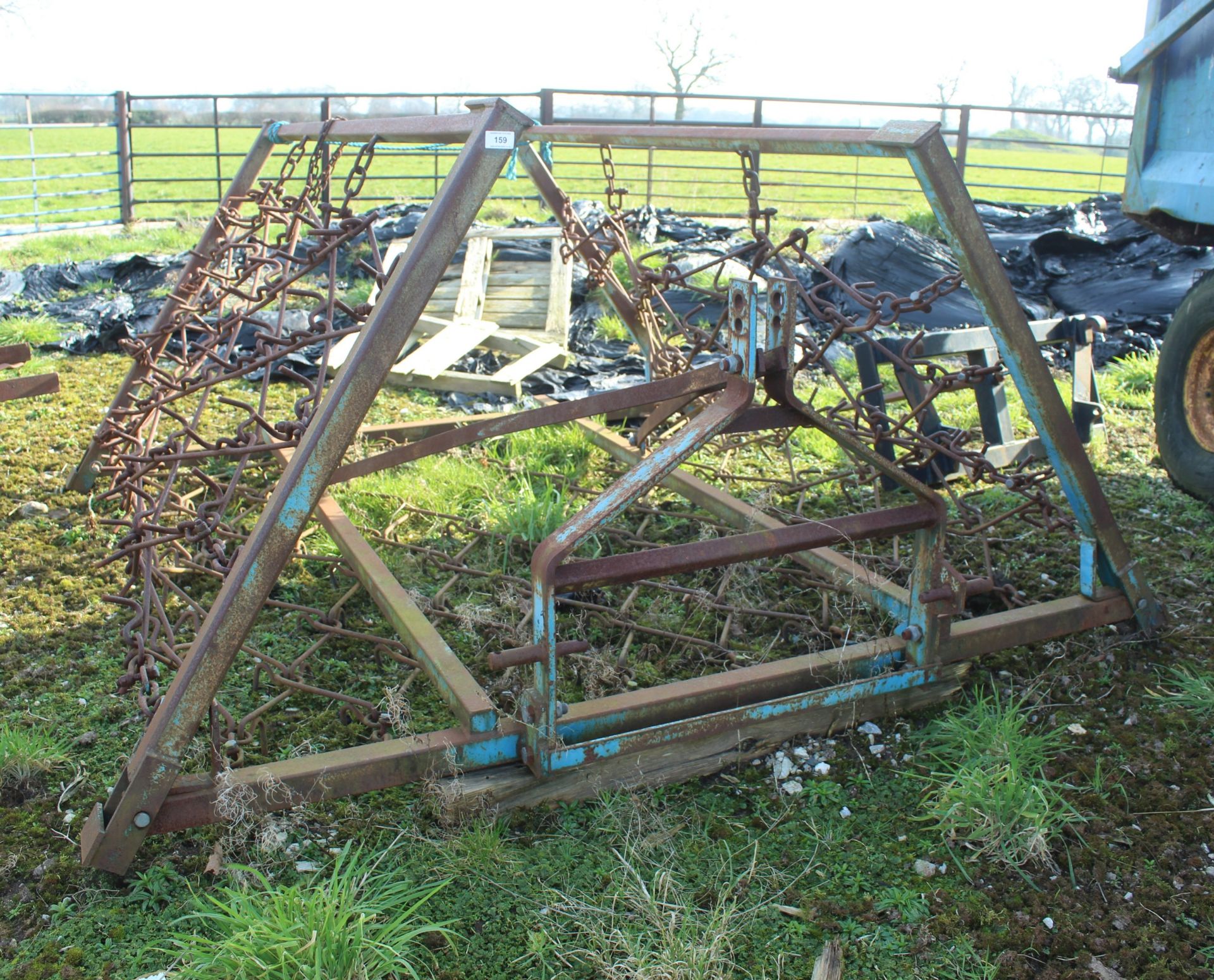 FOLDING GRASS HARROWS + VAT - Image 2 of 3