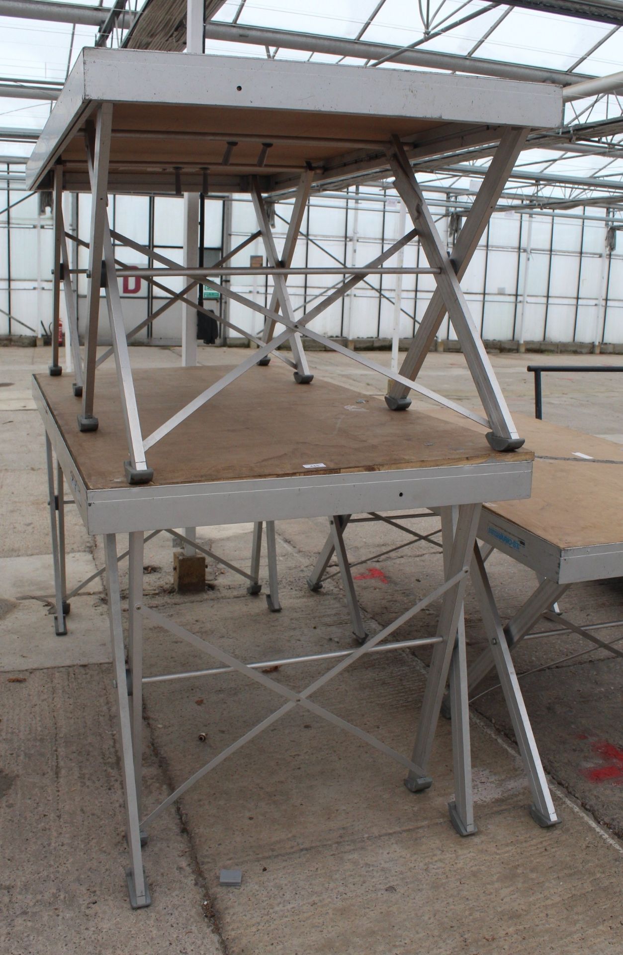 2 MULTI USE HEAVY DUTY TABLES NO VAT