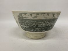 A LARGE WEDGWOOD OF ETRURIA, CONCORDIA SALUS FOOTED BOWL, HEIGHT 17CM, DIAMETER 31CM