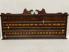 A VINTAGE BURROUGHES & WATTS, LONDON SNOOKER SCOREBOARD
