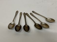 SIX HALLMARKED SHEFFIELD TEASPOONS, WEIGHT 86.28g