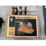 A MIDDLESEX UNIVERSITY STEAM ENGINE PLUS FOUR MAMOD WHEELS