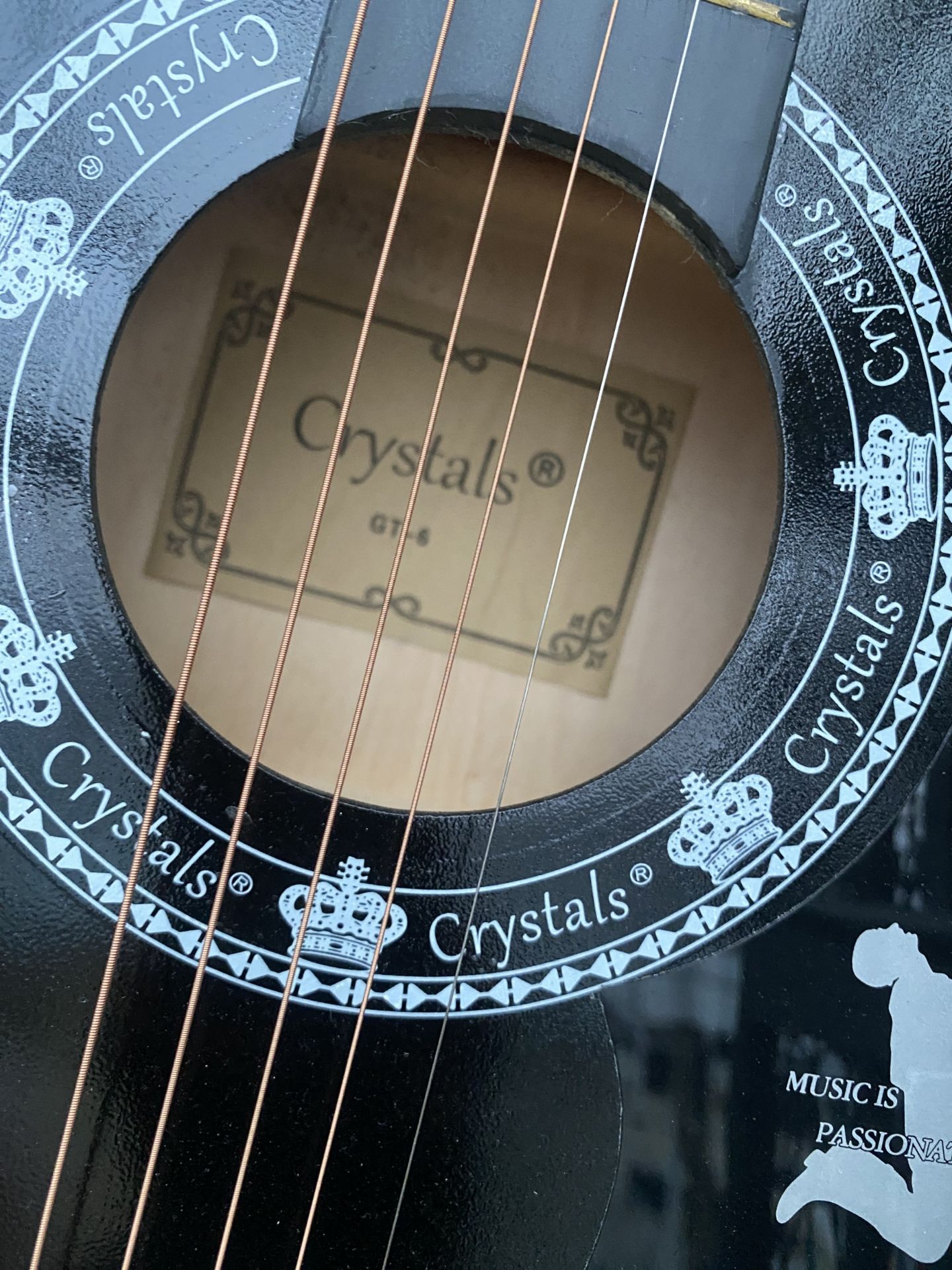 A CRYSTALS GT-6 ACOUSTIC GUITAR - Image 2 of 3