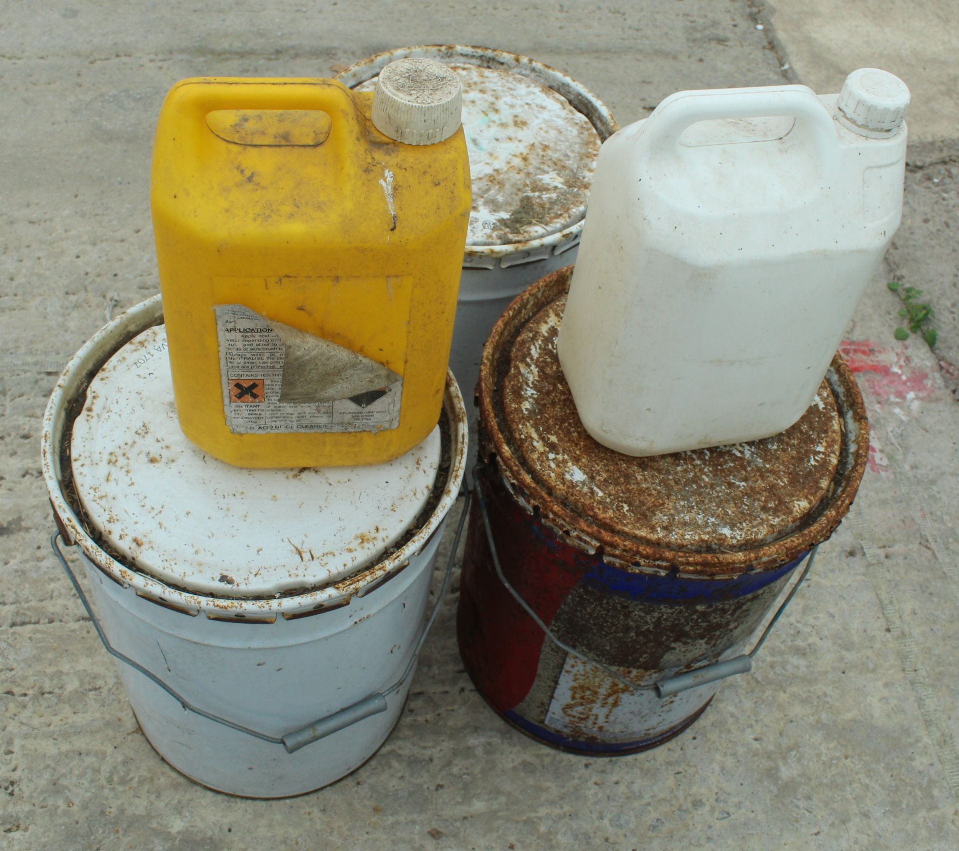 3 LARGE TINS OF PAINT ETC. + VAT - Image 2 of 2