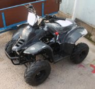 A 11O CC QUAD WITH 2 KEYS, RUNS AND RIDES WITH RECENT SERVICE NO VAT