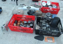 ASSORTED CLASSIC MOTORBIKE PARTS NO VAT