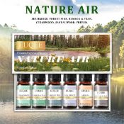 EUQEE 6pcs 10ml Fragrance Oils Set Nature Air Premium Grade Scented Oils Gift Set for Diffuser,