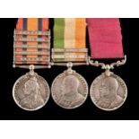 A Boer War LSGC medal trio awarded to: 735 Armourer Sergeant J. Truman, Army Ordnance Corps.