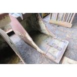 JCB EXCAVATOR BUCKET, 2FT WIDTH, 65MM PINS,PREVIOUSLY USED ON HITACHI ZX130 EXCAVATOR. DIRECT FROM D