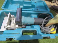 MAKITA BISCUIT JOINTER UNIT IN A CASE, 110VOLT POWERED, SOURCED FROM A COMPANY LIQUIDATION.