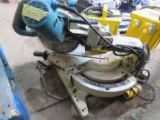 MAKITA 110VOLT MITRE SAW PLUS A TRANSFORMER. SOURCED FROM A COMPANY LIQUIDATION.