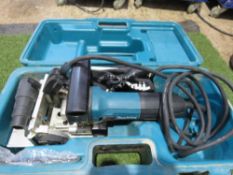 MAKITA BISCUIT JOINTER UNIT IN A CASE, 110VOLT POWERED, SOURCED FROM A COMPANY LIQUIDATION.