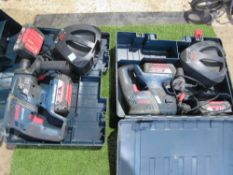 2NO BOSCH 36VOLT BATTERY DRILLS IN CASES SOURCED FROM A COMPANY THAT IS DOWNSIZING. ....THIS LOT IS