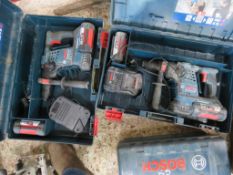 2NO BOSCH 36VF 36VOLT BATTERY DRILLS IN CASES SOURCED FROM A COMPANY THAT IS DOWNSIZING. ....THIS LO