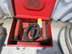 HILTI 110VOLT POWERED WALL CHASER. SOURCED FROM COMPANY THAT IS DOWNSIZING. ....THIS LOT IS SOLD UN