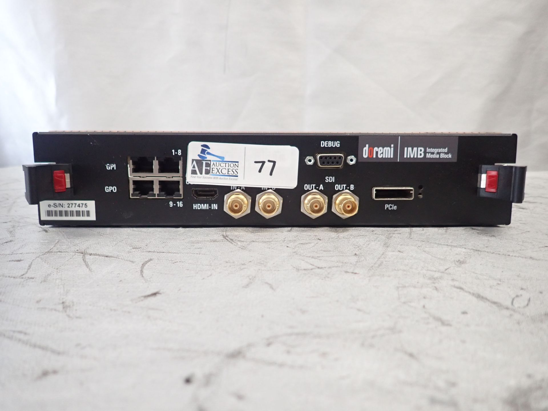 Integrated Media Block Doremi IMB-E4 Integrated Media BlockManufacturer's Overview:(This is a ...