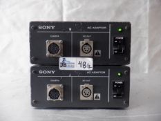 Lot of 2 Sony AC-550 Chargers