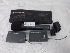 Lot of 3 Senneheiser including SKM 500 G2 Transmitter SK 500 Transmitter Frequency A