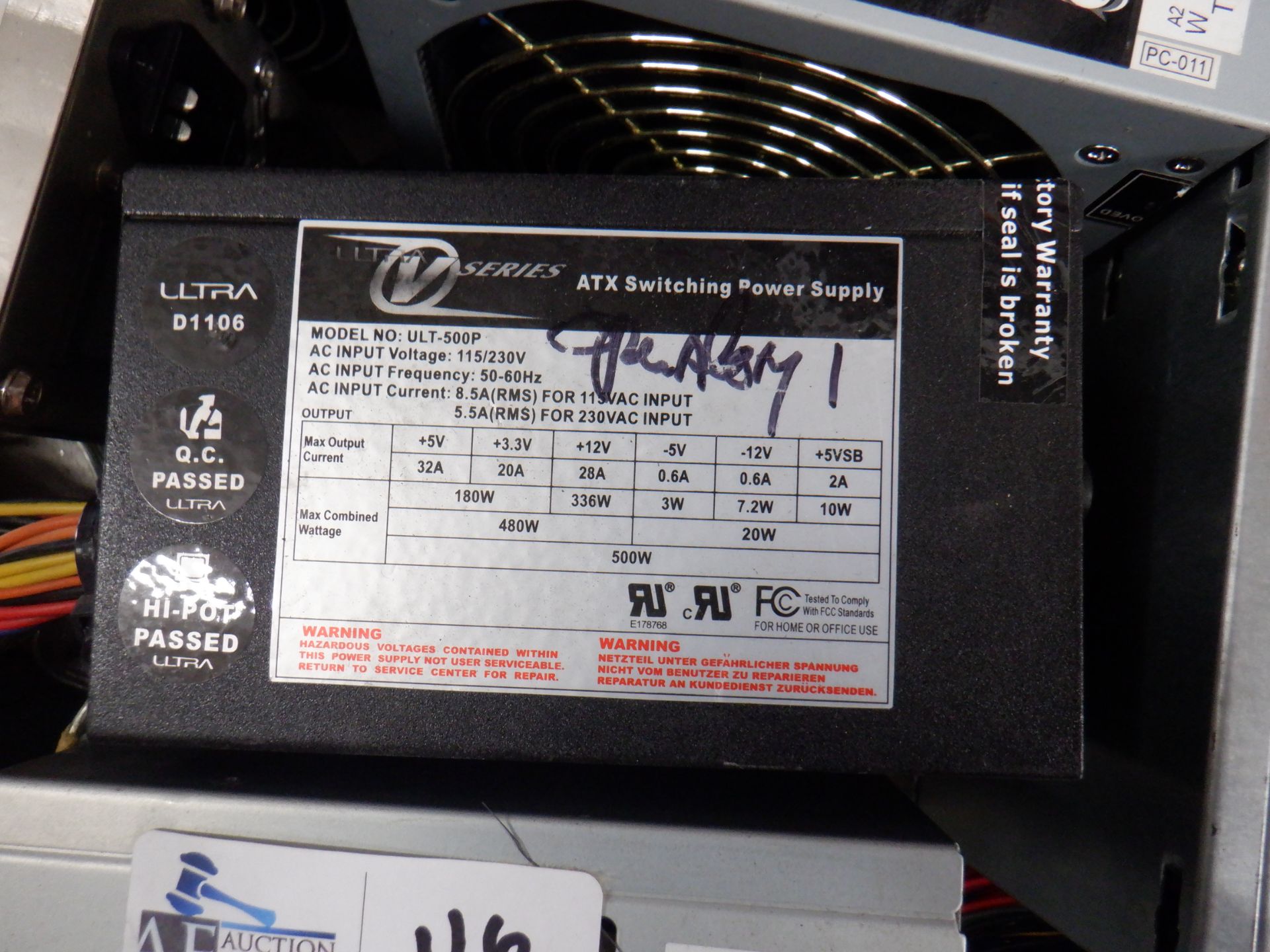 Alimentation PC Antec TRUEPOWER TRIO TP3-430 - 430W, Occasion Fonctionnelle