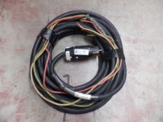 50 ft. 6/4 SOOW Power Cable 50A 480V 3-Phase CS8165C California Twist Lock Cable