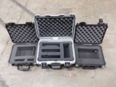 Lot of 3 Hard Cases including Pelican 1400 and Nanuk 918
