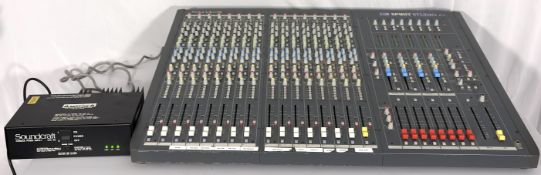 Soundcraft Spirita Studio LC Mixer and CP-150 power supply