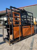 UNUSED 2025 LANDHONOR 10FT CATTLE SQUEEZE CHUTE MODEL LHR-CSC10; APPROX ALLEYWAY WIDTH 29 IN; APP...