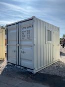 2025 10FT MULTI-USE CONTAINER W/ SIDE DOOR & WINDOW, FORK POCKETS