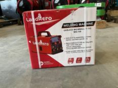 UNUSED LANDHERO GASLESS MIG/MMA/LIFT TIG MIG140 WELDING MACHINE, 140A, 110V