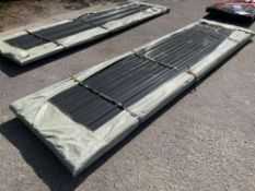 UNUSED 12FT GALVALUME STEEL SIDING ROOFING, APPROX 100 SHEETS IN STACK, APPROX 12FT.x 38in