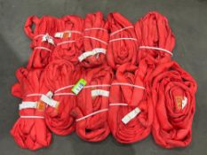 LIFTING SLINGS FOR RIGGING; MISCELLANEOUS MAKES, MODELS, AND CAPACITIES; APPROX 10