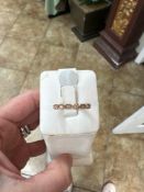 14KT ROSE GOLD .22CT DIAMOND RING