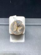 1.42CT DIAMOND BUTTERFLY RING 18K ROSE GOLD