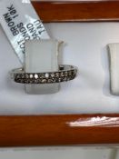 .25CT BROWN DIAMOND RING 10K WHITE GOLD