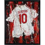 Giampiero Malgioglio, "Seedorf #10", Original Framed Installation Artwork on Canvas.