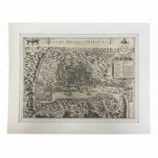 An historical Engraving" Goa India Orientalis Metropolis", by Pieter van der Aa(1659-1733), c.1700 P