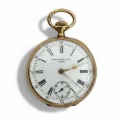 Patek Philippe Gold Open-Face Pocket Watch Manufacturer: Patek Philippe & Co. (Geneva, Switzerland)